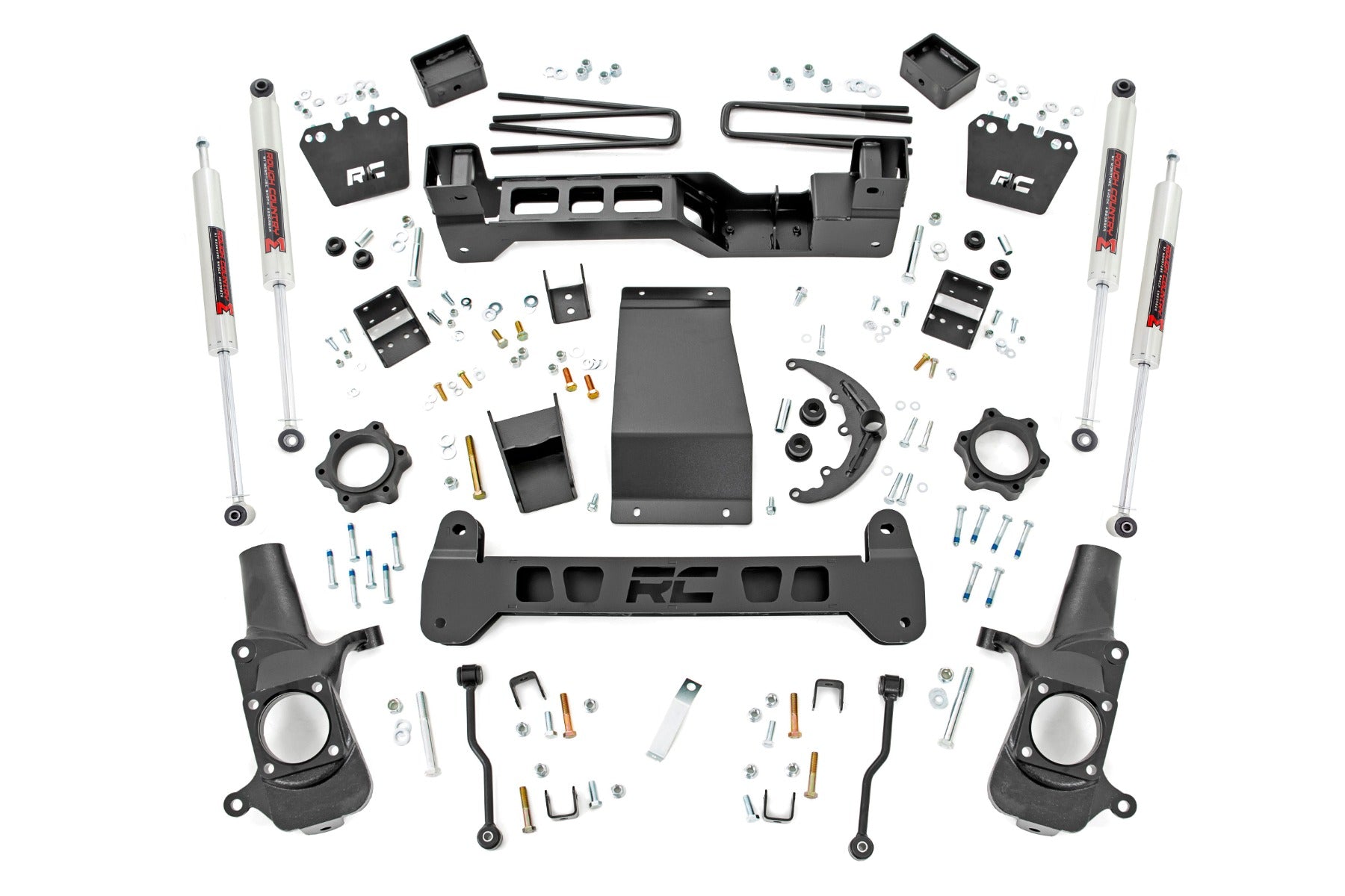 Rough Country 29740 6in Lift Kit w/ M2 Monotube Shocks | 2001-2010 Silverado/Sierra 2500HD/3500HD