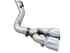 AWE 3015-22207 3in 0FG Catback T304 Stainless Dual Side Exit Exhaust Kit w/ Chrome Silver Tips | 2019-2023 1500 5.3L