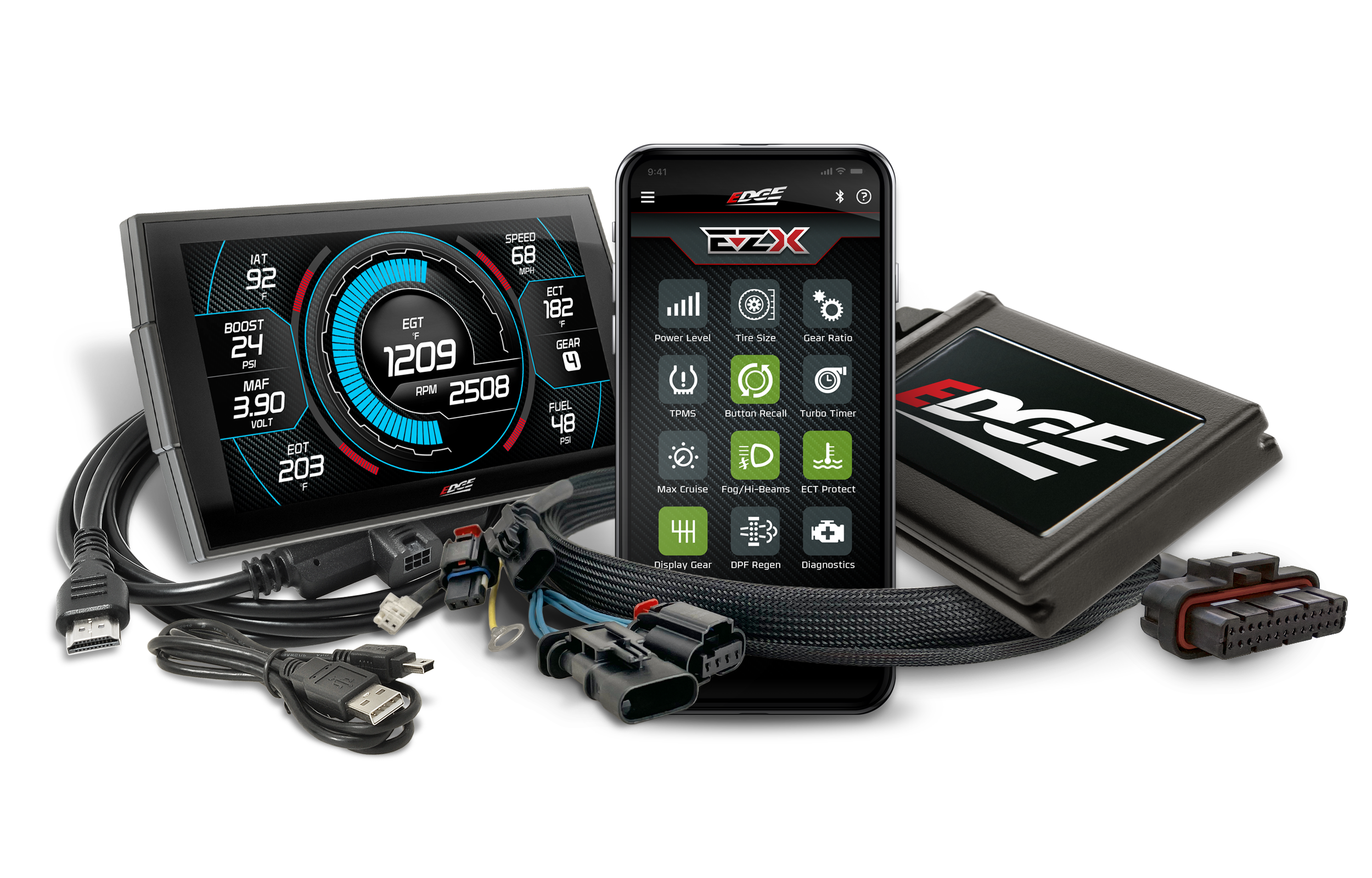 Edge 33710-3 EZX + Insight CTS3 Package 50 States Legal Programmer up to 60HP| 2019-2022 Dodge Ram 6.7L Cummins