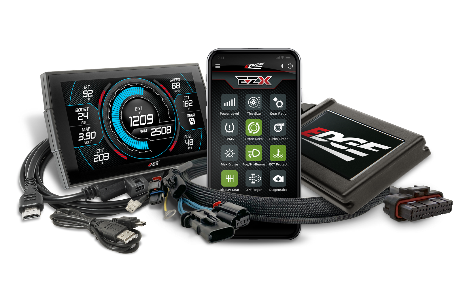 Edge 33710-3 EZX + Insight CTS3 Package 50 States Legal Programmer up to 60HP| 2019-2022 Dodge Ram 6.7L Cummins