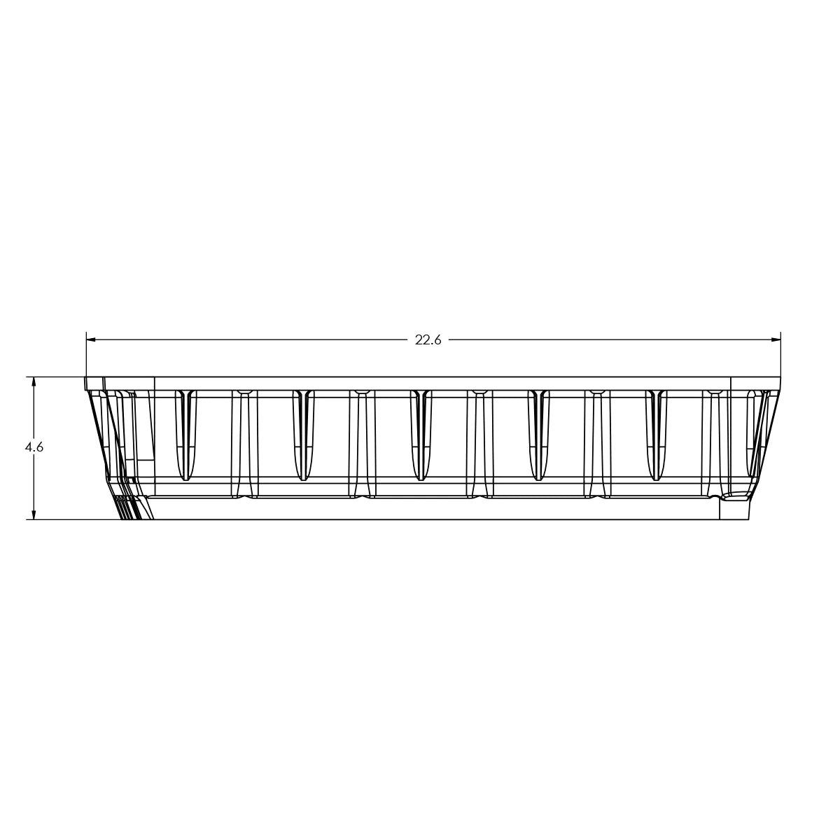 PPE 328052000 Deep Transmission Pan for 6R140 Transmissions w/ Raw Finish | 2011-2019 Ford 6.7L Powerstroke