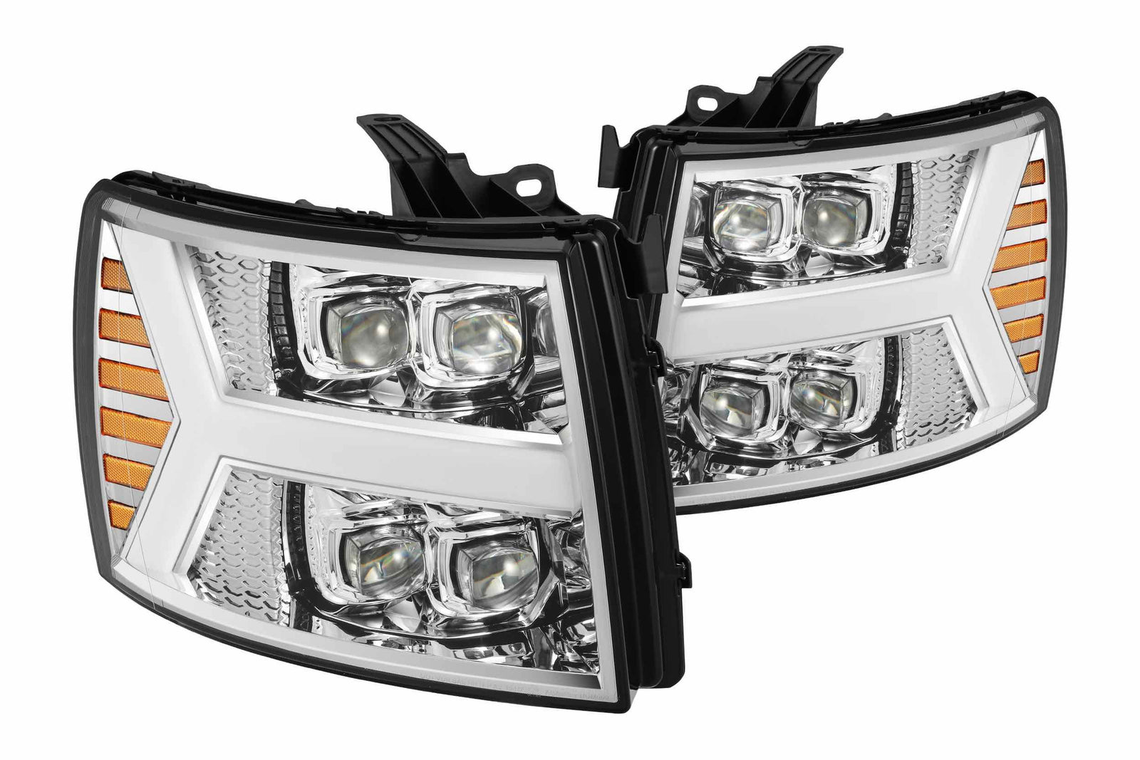 AlphaRex 880209 NOVA LED Black Headlights | 2007-2013 Silverado 1500