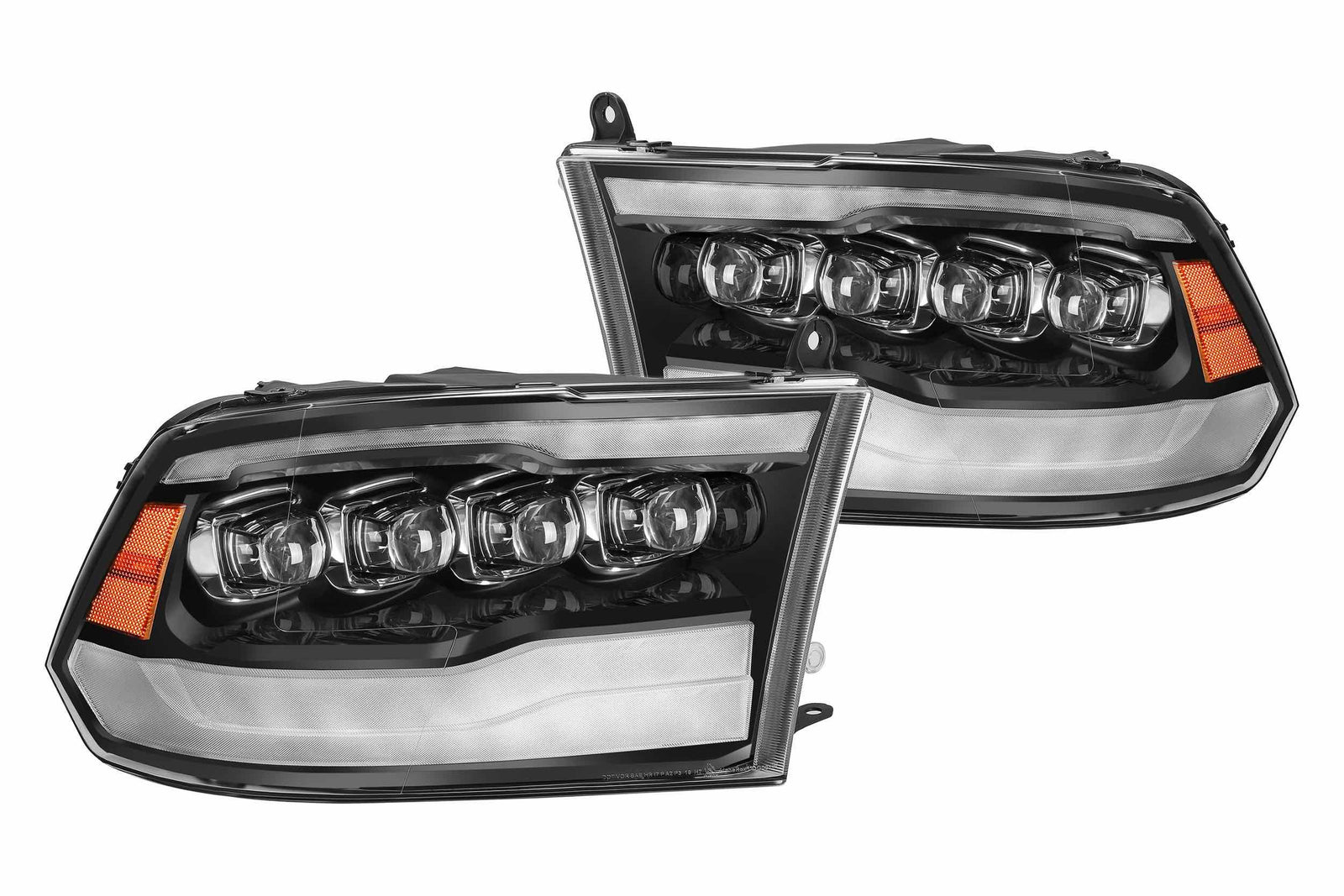 AlphaRex 880541 NOVA Alpha Black LED Headlights | 2009-2018 Ram 1500/2500/3500HD