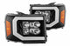 AlphaRex 880608 NOVA Series Jet Black LED Headlights | 2007-2013 Sierra 1500/2500/3500HD