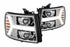 AlphaRex 880206 PRO Halogen Jet Black Headlights | 2007-2013 Silverado 1500