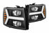 AlphaRex 880205 PRO Halogen Black Headlights | 2007-2013 Silverado 1500