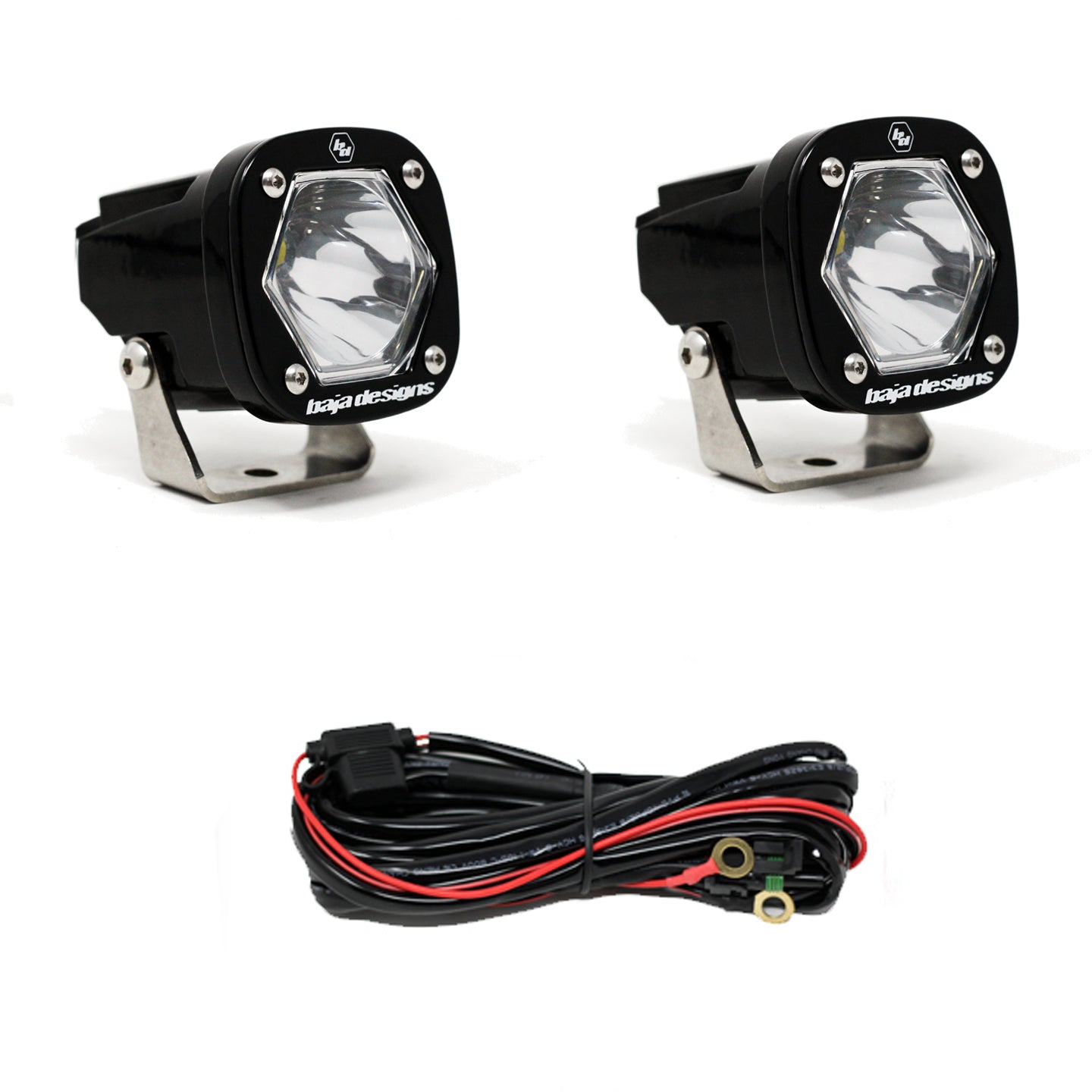 Baja Designs 387801 S1 White Spot Beam Lights | Universal