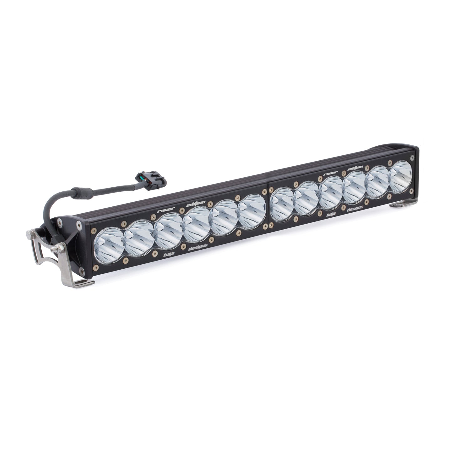 Baja Designs 412002 20in LED Light Bar Single Straight High Speed Spot Pattern Racer Edition OnX6 | Universal