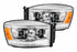 AlphaRex 880534 LUXX Chrome LED Headlights | 2006-2008 Ram 1500/2500/3500