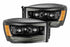 AlphaRex 880533 LUXX Alpha Black LED Headlights | 2006-2008 Ram 1500/2500/3500