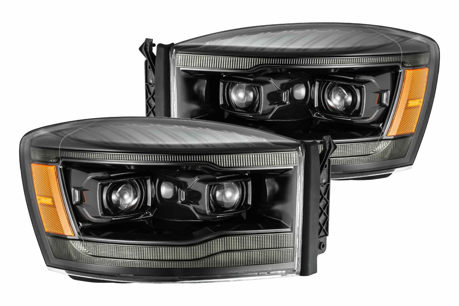 AlphaRex 880531 PRO Halogen Chrome Headlights | 2006-2008 Ram 1500/2500/3500