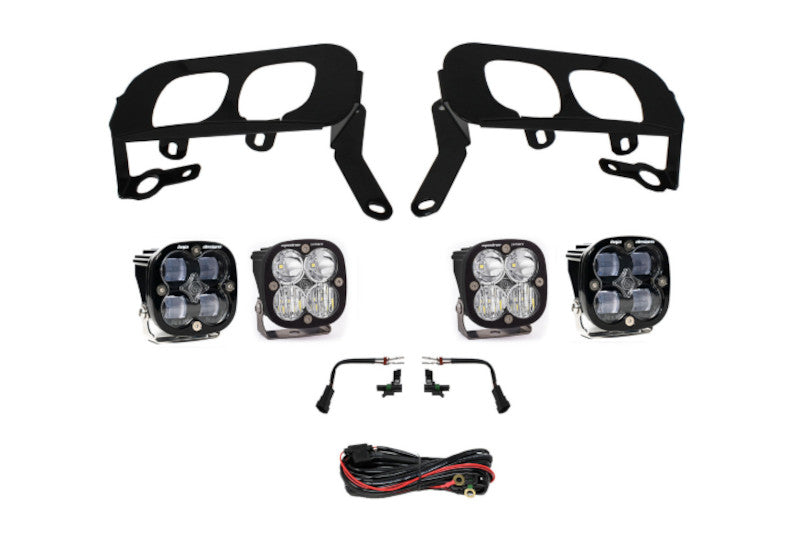 Baja Designs 447530 Fog SAE Clear w/C & Sport D/C Pocket Kit | 2014-2015 GM 1500