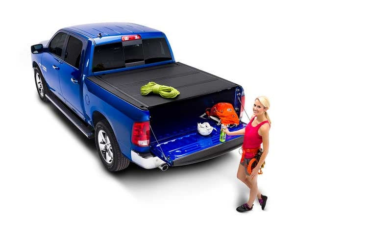 BAK Industries 448207RB MX4 Hard Folding Cover | 2009-2018 Ram 1500 5.7ft RamBox Bed