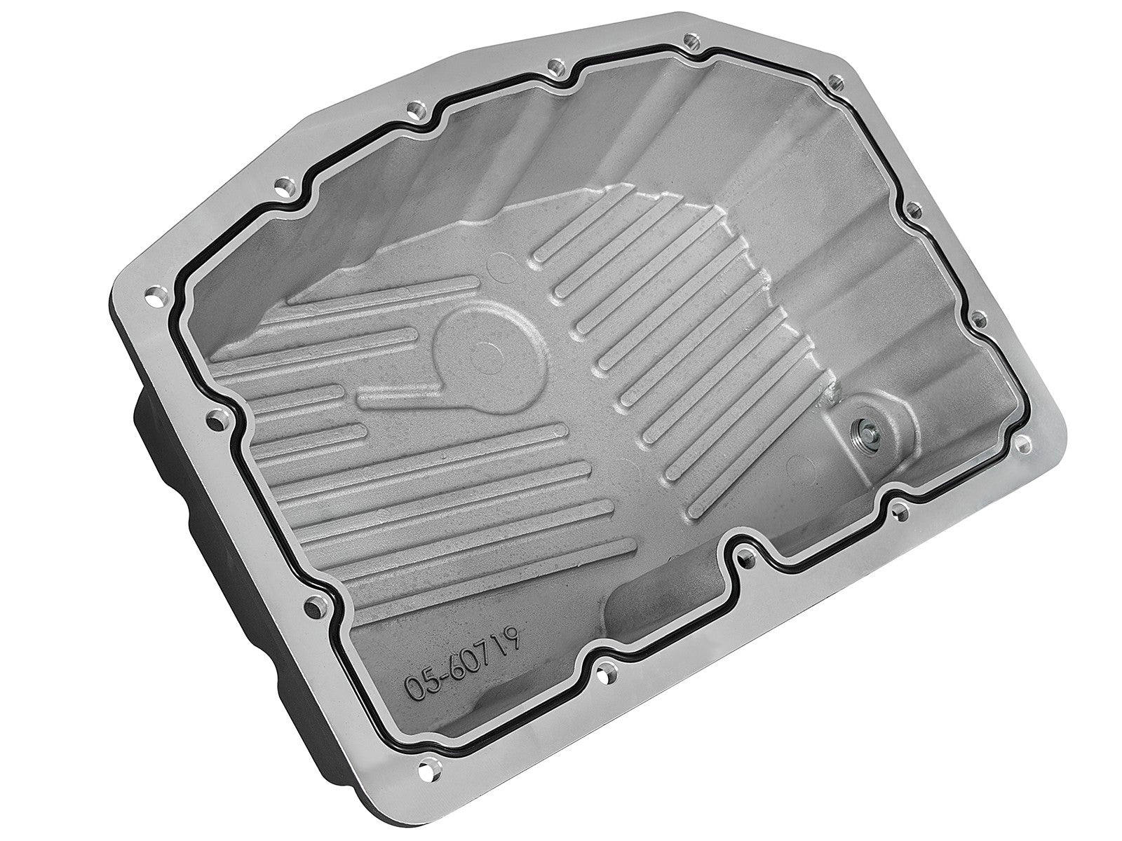 aFe 46-70322 Pro Series Engine Oil Pan Black w/ Machined Fins | 2011-2021 Ford 6.7L Powerstroke