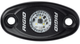 Rigid 480343 A-Series LED Light Low Power Amber Black Housing Single | Universal