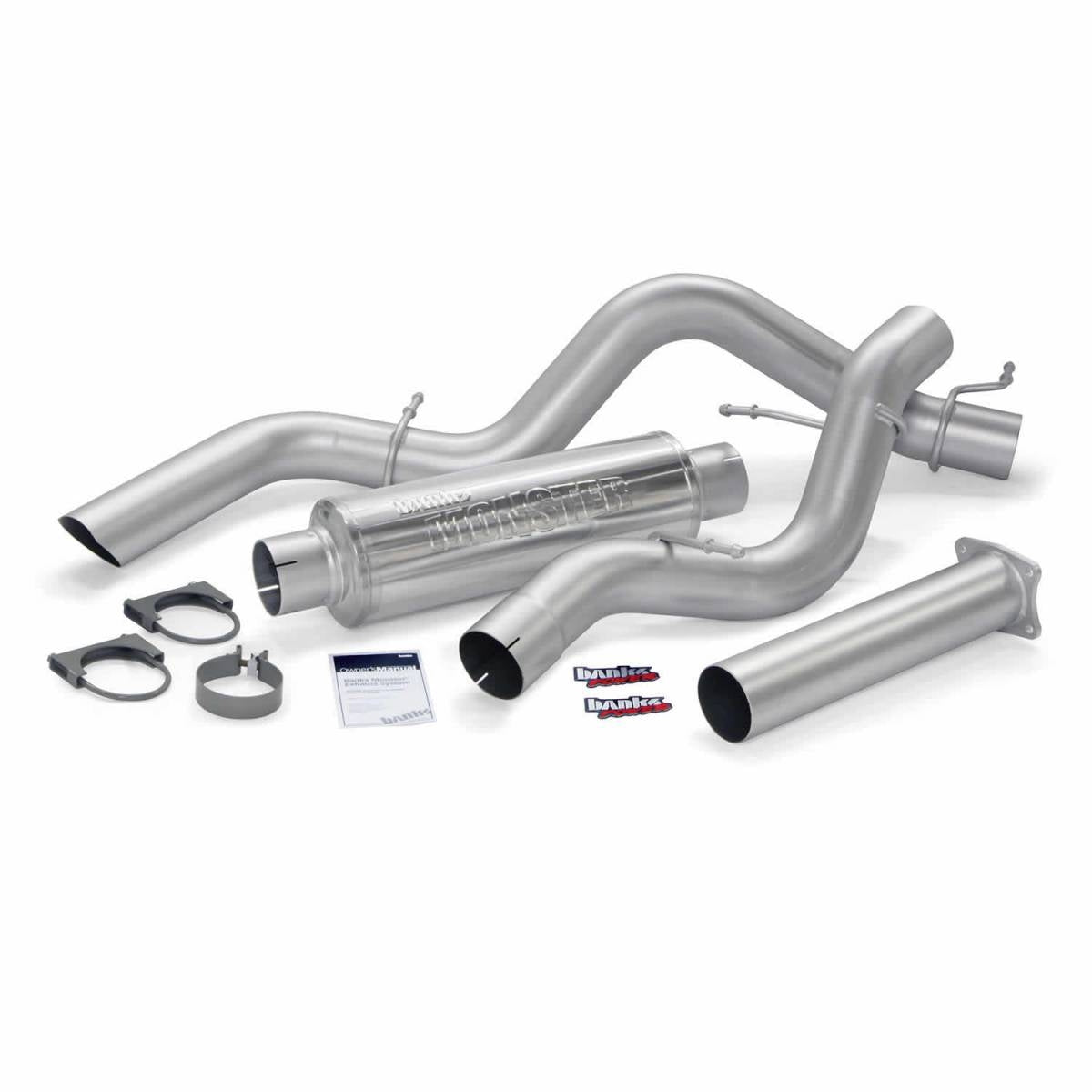 Banks 48769 Monster Sport Exhaust System | 2001-2005 GM 6.6L Duramax Standard Cab Long Bed