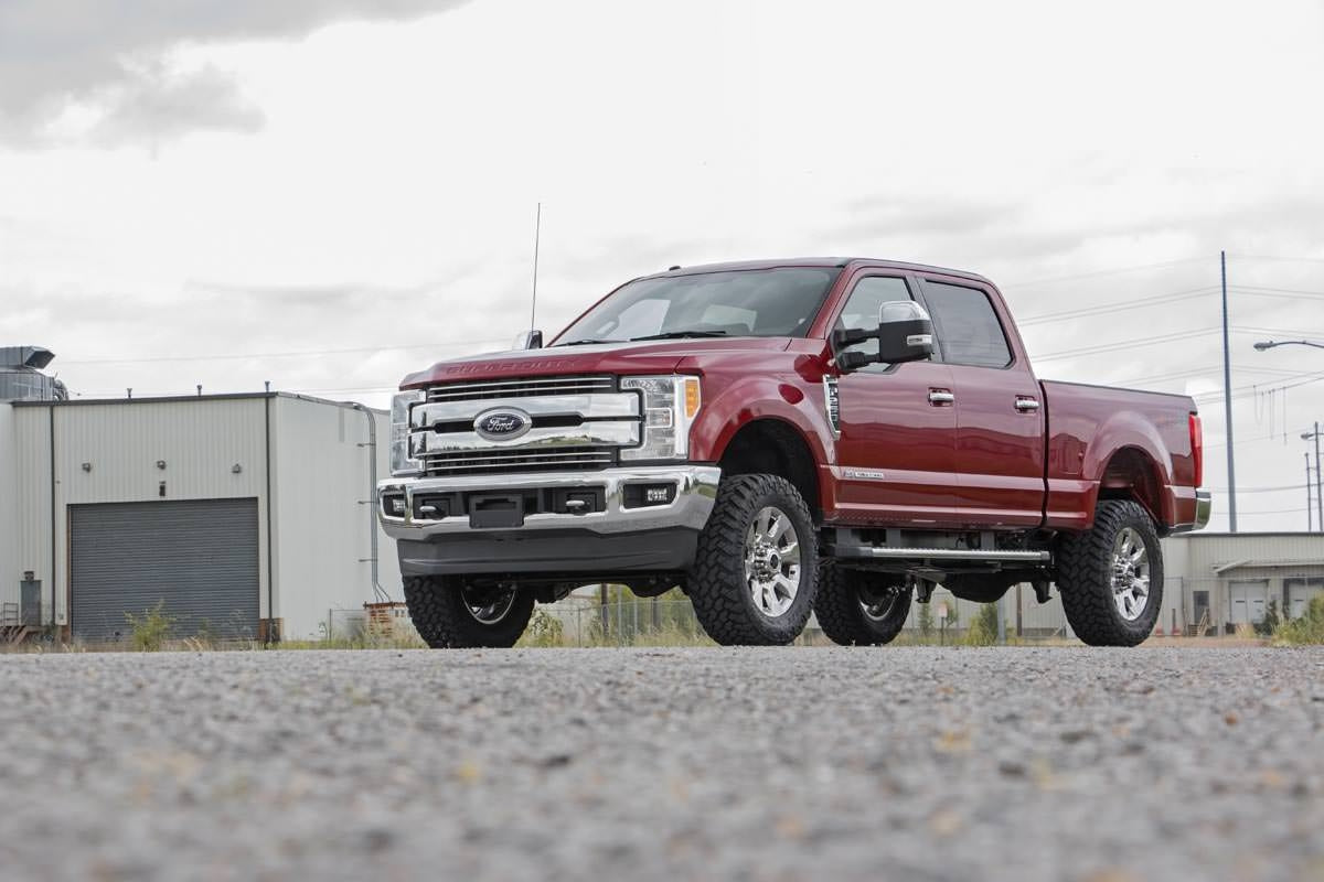 Rough Country 50241 3in Coil Spring Lift Kit w/ M1 Monotube Shocks | 2017-2022 Ford F250 6.7L Powerstroke