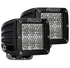 Rigid 502513 D-Series Specter Pro Diffused Surface Mount Lights Pair - Black | Universal