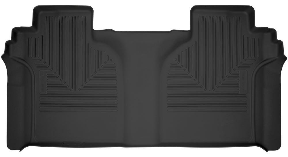 Husky 54208 X-Act Contour Front & 2nd Row Floor Liner Set | 2020-2022 Silverado/Sierra 2500HD/3500HD Crew Cab