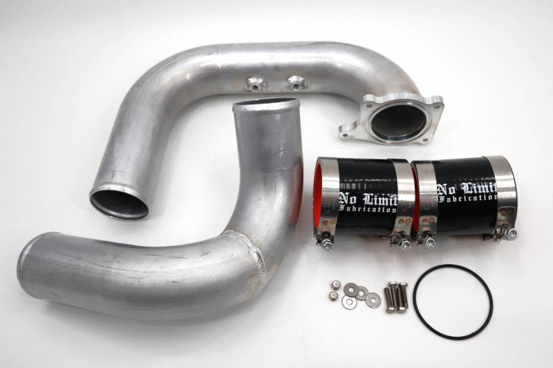 No Limit Fab 60PHP Polished Hotside Intercooler Pipe Kit | 2003-2007 Ford 6.0L Powerstroke