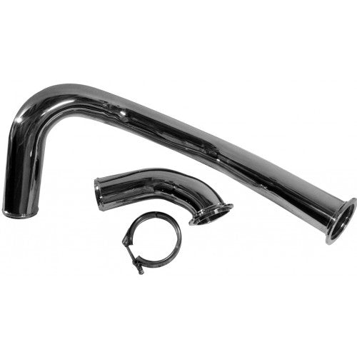 No Limit Fab 64PSHP Polished Stainless Hotside Intercooler Pipe | 2008-2010 Ford F250/F350 6.4L Powerstroke