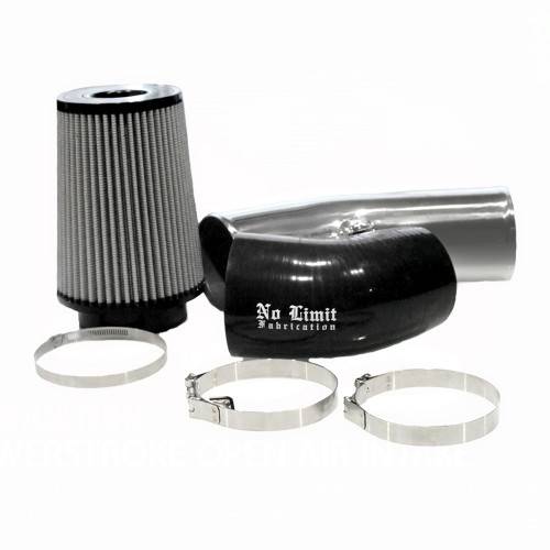 No Limit Fab 67CAIPD20 Polished Cold Air Intake w/ Dry Filter | 2020-2022 Ford F250/F350 6.7L Powerstroke