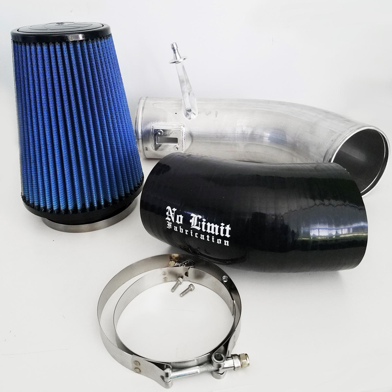 No Limit Fab 67CAIRO1116 Raw Stage 2 Cold Air Intake w/ Oiled Filter | 11-16 Ford F250/F350 6.7L Powerstroke