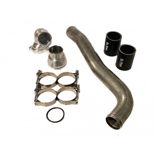 No Limit Fab 67UCHKP1116 Upper Coolant Hose Kit Polished | 2011-2016 Ford F250/F350 6.7L Powerstroke