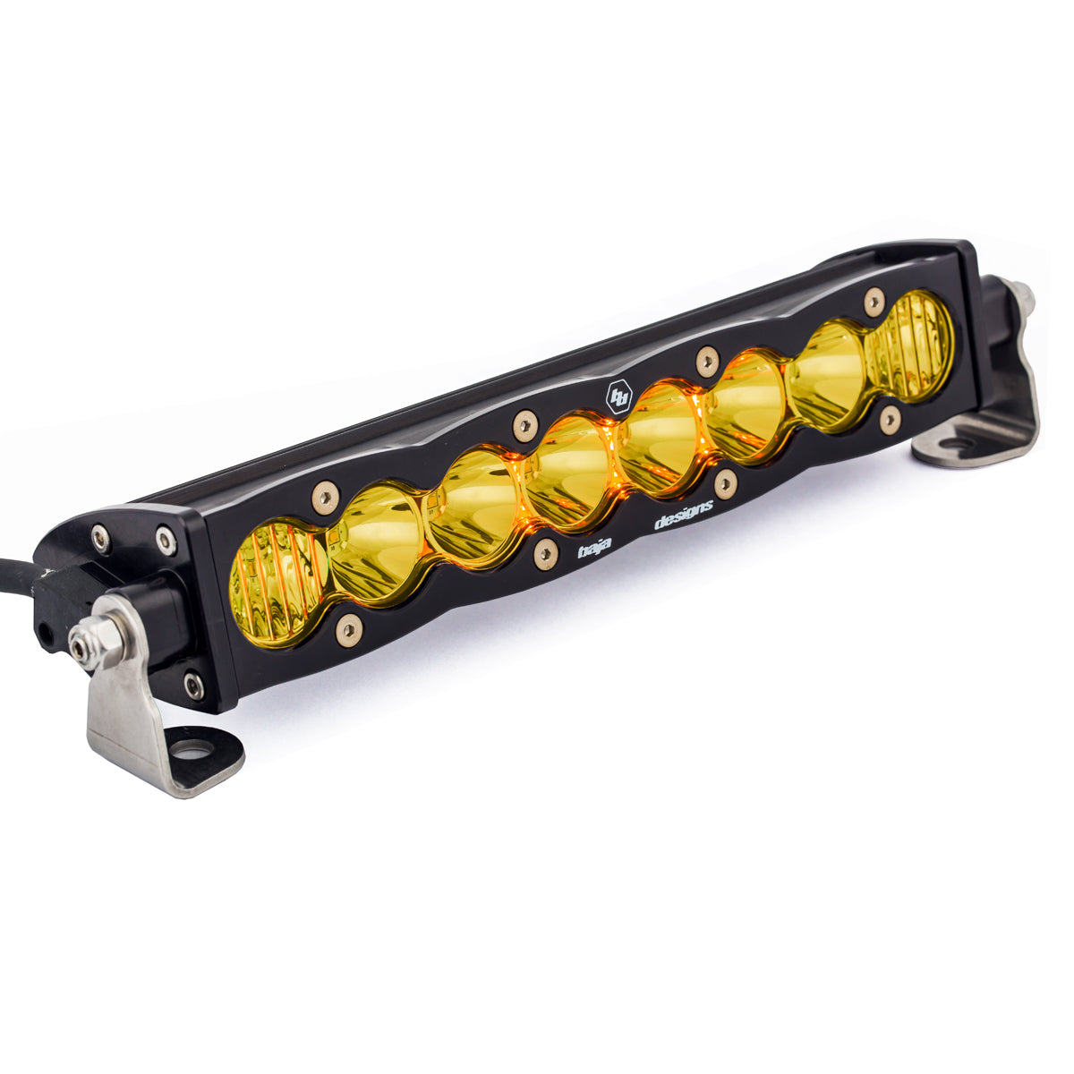 Baja Designs 701013 10in LED Light Bar Driving Combo Amber Lens Pattern S8 Series | Universal