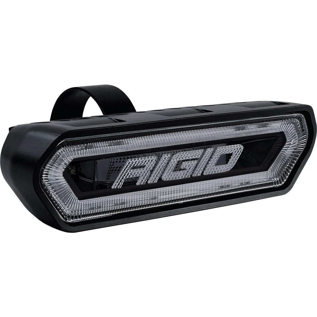 Rigid 90133 Chase Rear Facing 5 Mode LED Light Red Halo Black Housing | Universal