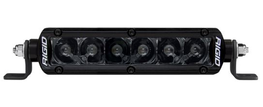 Rigid 906213BLK 6in SR-Series Pro Midnight Spot Beam Light Bar | Universal