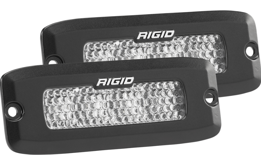 Rigid 925513 SR-Q Pro Diffused Beam Flush Mount Lights | Universal