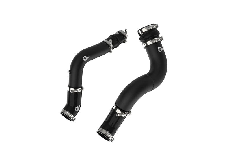 aFe 46-20614-B BladeRunner Aluminum Hot and Cold Charge Pipe Kit (Black) | 2019-2023 Ram 6.7L Cummins