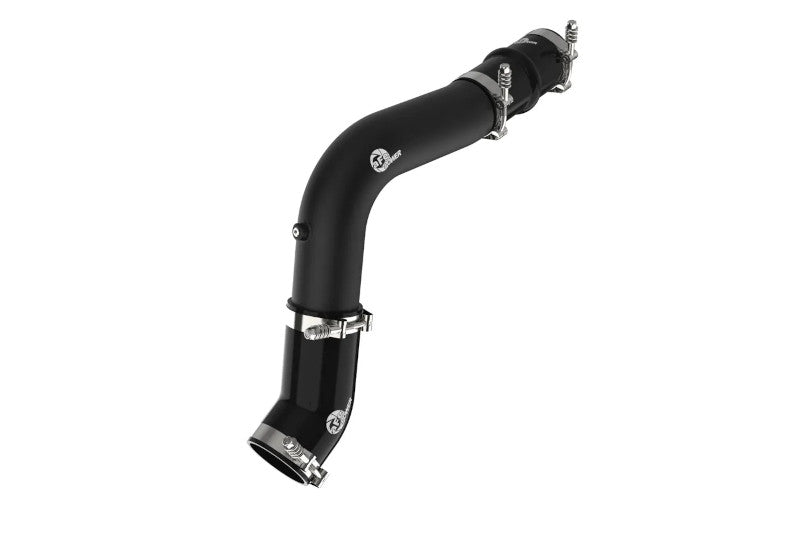 aFe 46-20618-B BladeRunner 3in Aluminum Hot Charge Pipe (Black) | 2019-2023 Ram 6.7L Cummins