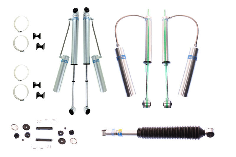 Bilstein ALG-03-13RAM2500BSTSTKBIL B8 5160 Front & Rear Reservoir Shock Package w/ Steering Damper | 2003-2013 Ram 2500/3500