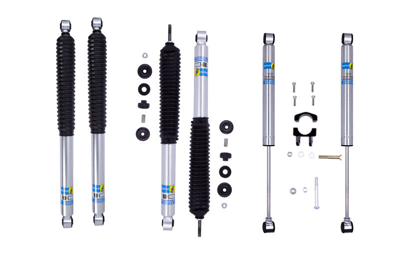 Bilstein ALG-14-18-RAM3500BTR4BIL B8 5100 Front & Rear Shock Package w/ Dual Steering Damper for 4in Lift | 2014-2018 Ram 3500