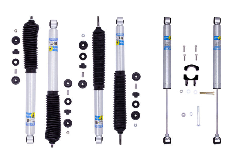 Bilstein ALG-14-18RAM2500BTR4BIL B8 5100 Front & Rear Shock Package w/ Dual Steering Damper for 4in Lift | 2014-2018 Ram 2500