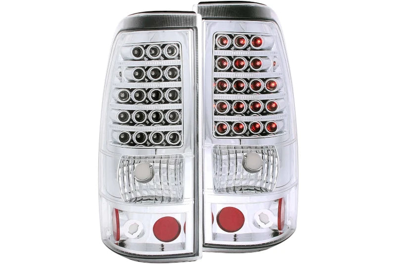 ANZO 311008 Chrome Classic LED Tail Lights | 2003-2007 Silverado 2500HD/3500HD