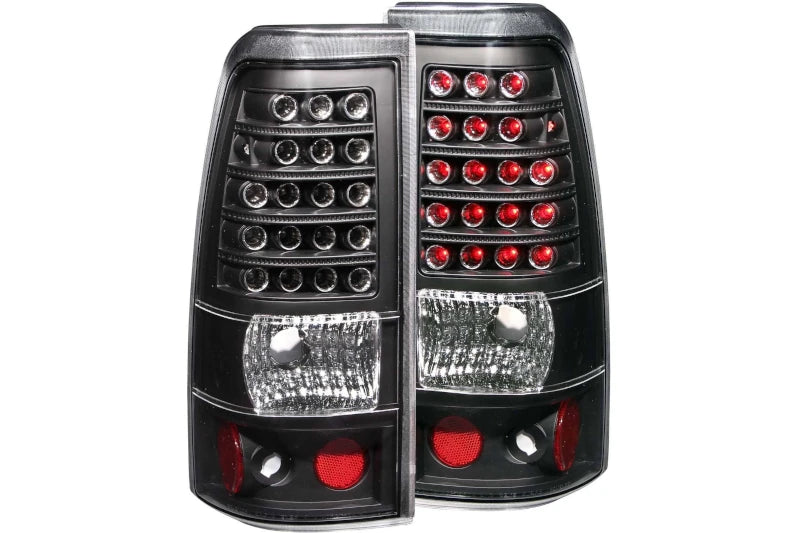 ANZO 311009 Black Classic LED Tail Lights | 2003-2007 Silverado 2500HD/3500HD