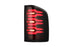 AlphaRex 620000 LUXX Series Black/Red LED Tail Lights | 2007-2013 Silverado 2500HD/3500HD