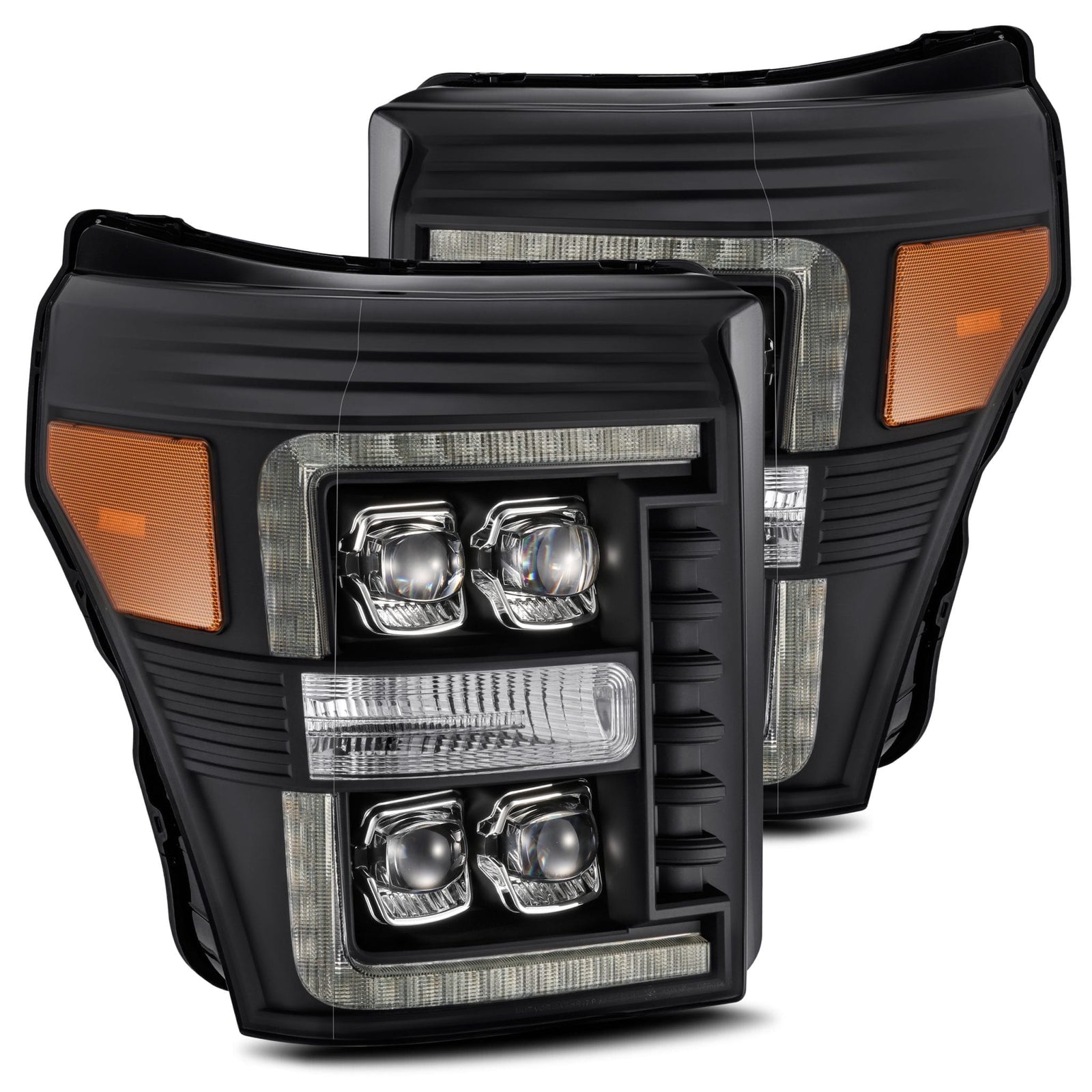 AlphaRex 880149 NOVA LED Black Headlights | 2011-2016 F250/F350