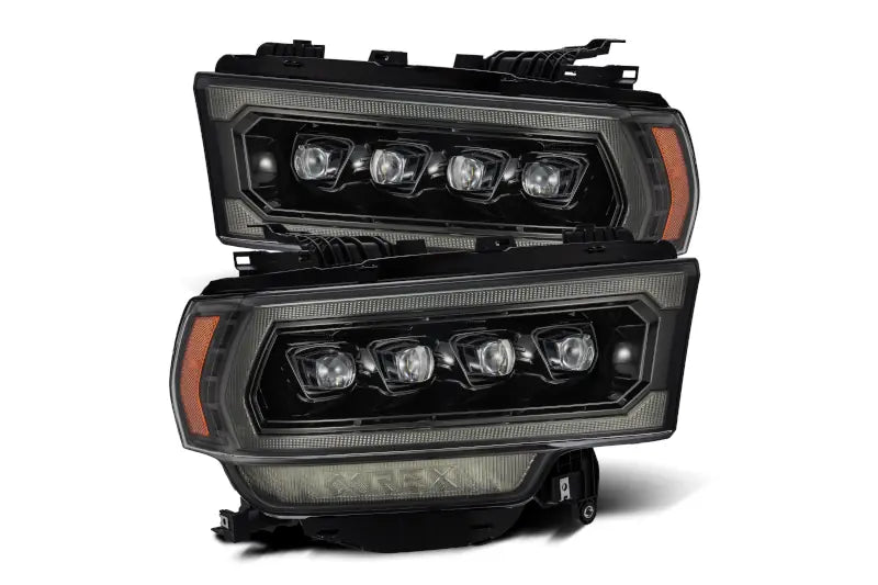 AlphaRex 880552 NOVA Series Alpha Black LED Projector Headlights | 2019-2023 Ram 2500/3500