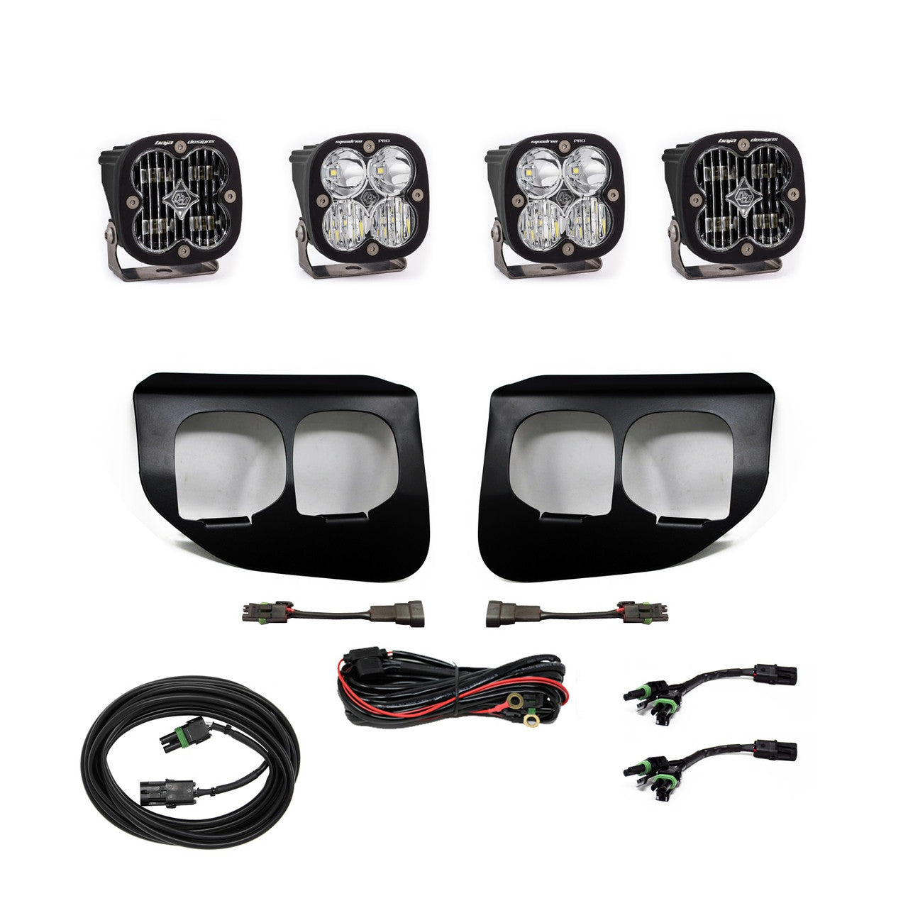 Baja Designs 447736UP Squadron Pro/SAE Upfitter Fog Light Kit | 2020-2022 F250/F350