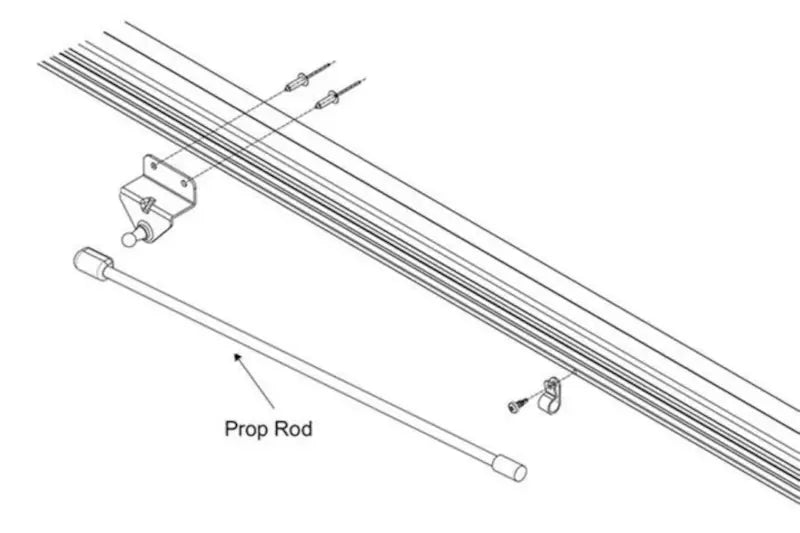 BAK Industries PARTS-281A0001 Prop Rod Replacement | Universal