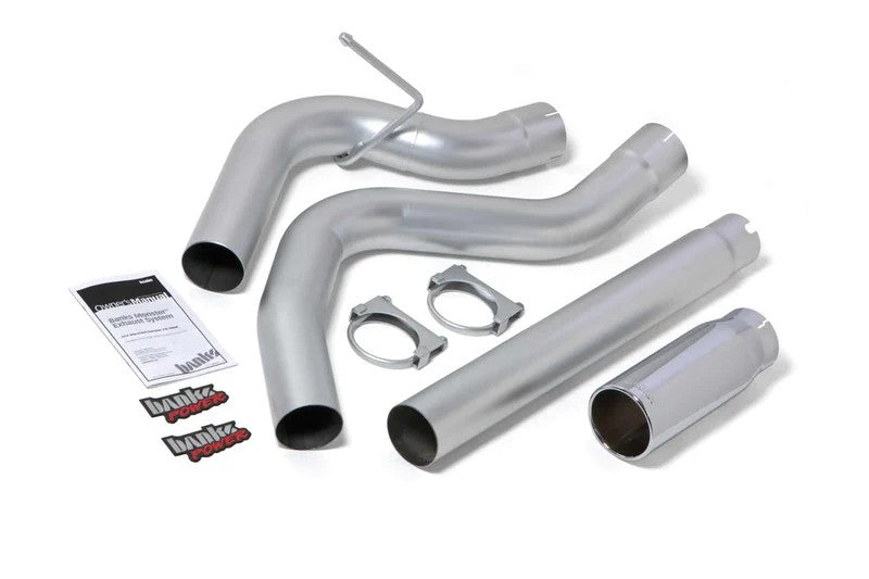 Banks 48601 Monster Single Exhaust w/ Chrome Tip | 2014-2015 Ram 3.0L EcoDiesel