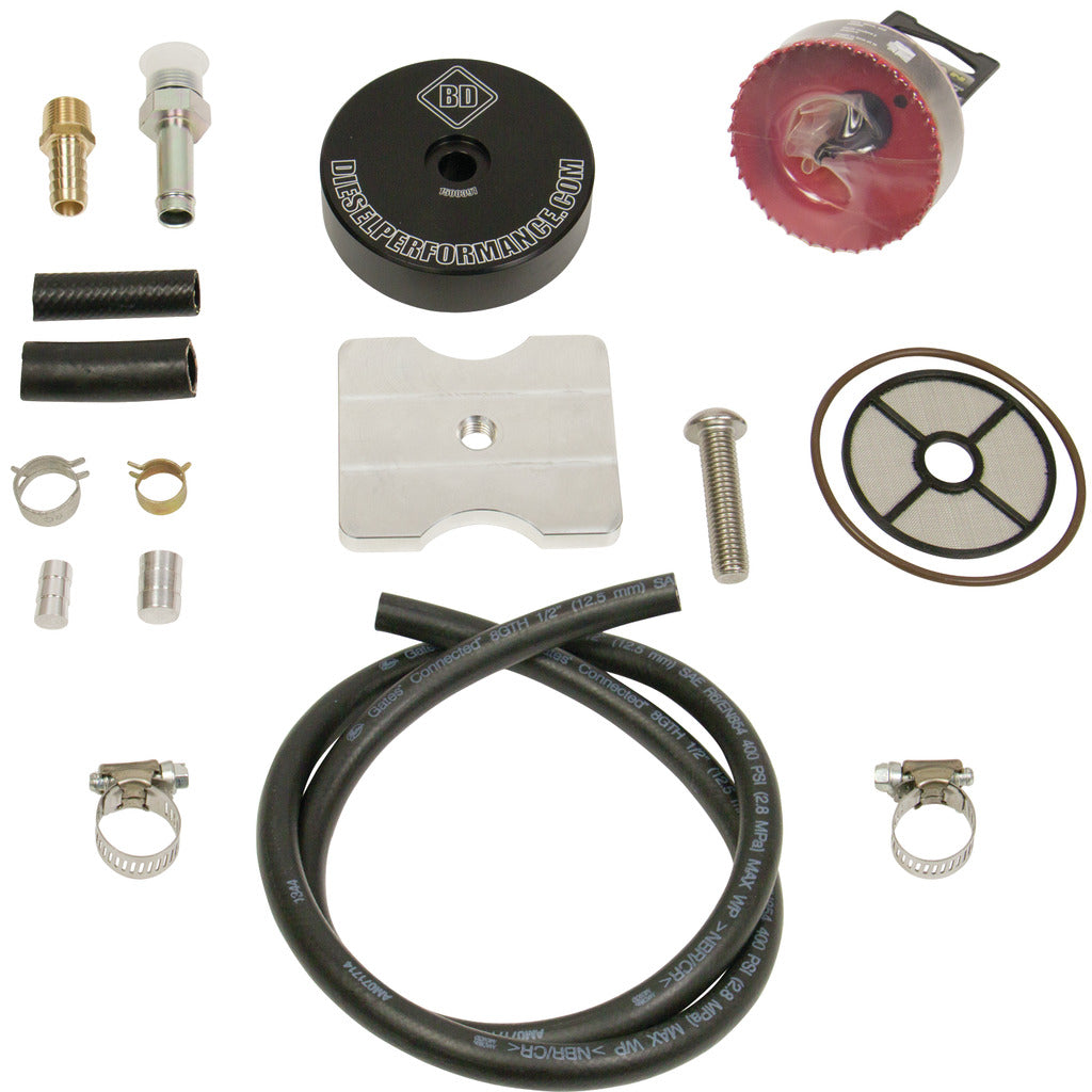 BD Diesel 1050330 Flow-MaX Fuel Tank Sump Kit | Universal