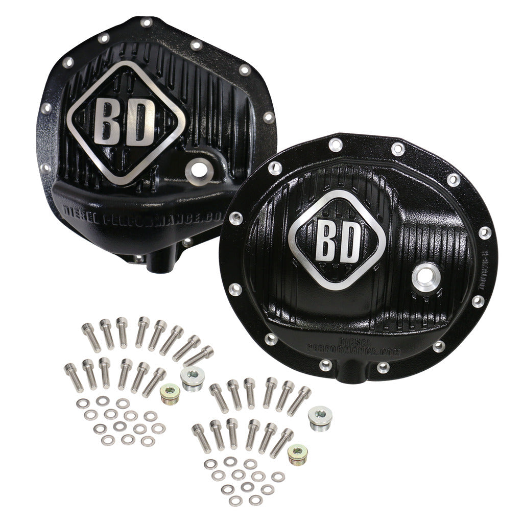 BD Diesel 1061829 Front & Rear Differential Covers | 2013-2018 Ram 3500