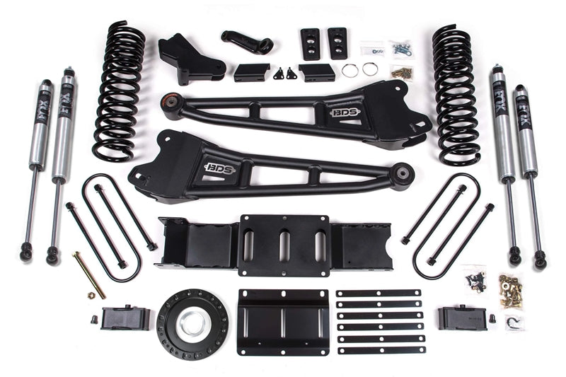 BDS 1659FS 4in Radius Arm Lift Kit w/ FOX 2.0 Shocks | 2019-2024 Ram 3500 4WD