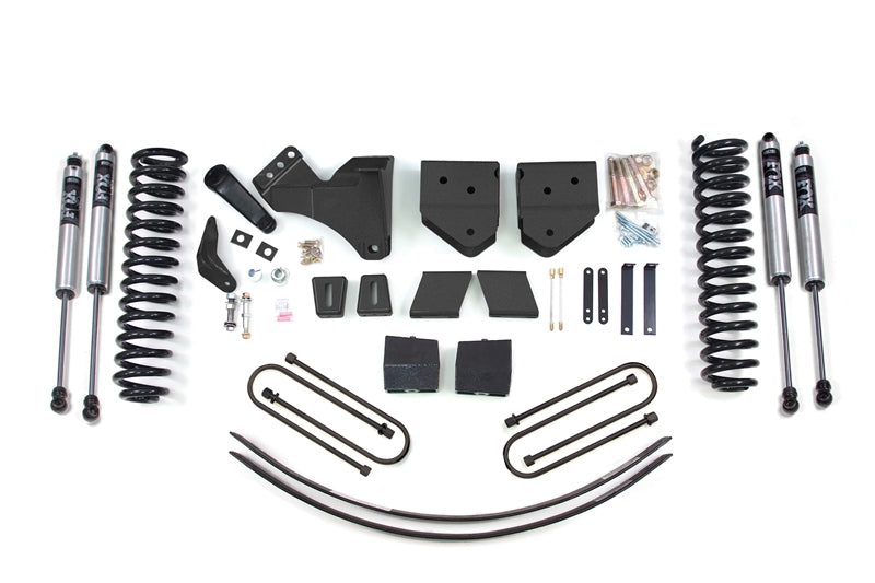 BDS 338FS 6in Lift Kit w/ FOX Shocks & 3in Block w/ Overload | 2005-2007 F250/F350 4WD Gas