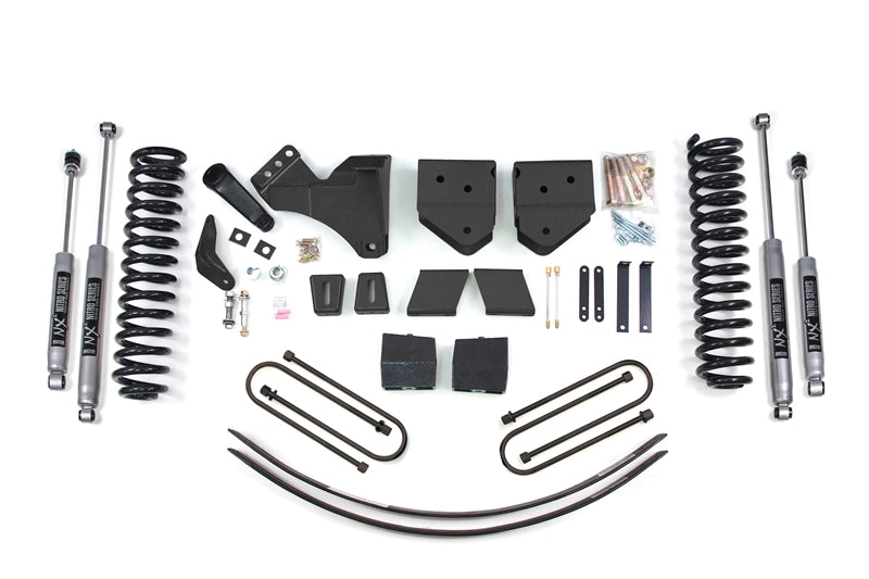 BDS 354H 6in Lift Kit w/ NX2 Shocks | 2005-2007 F250/F350 4WD Diesel w/ Rear Overload